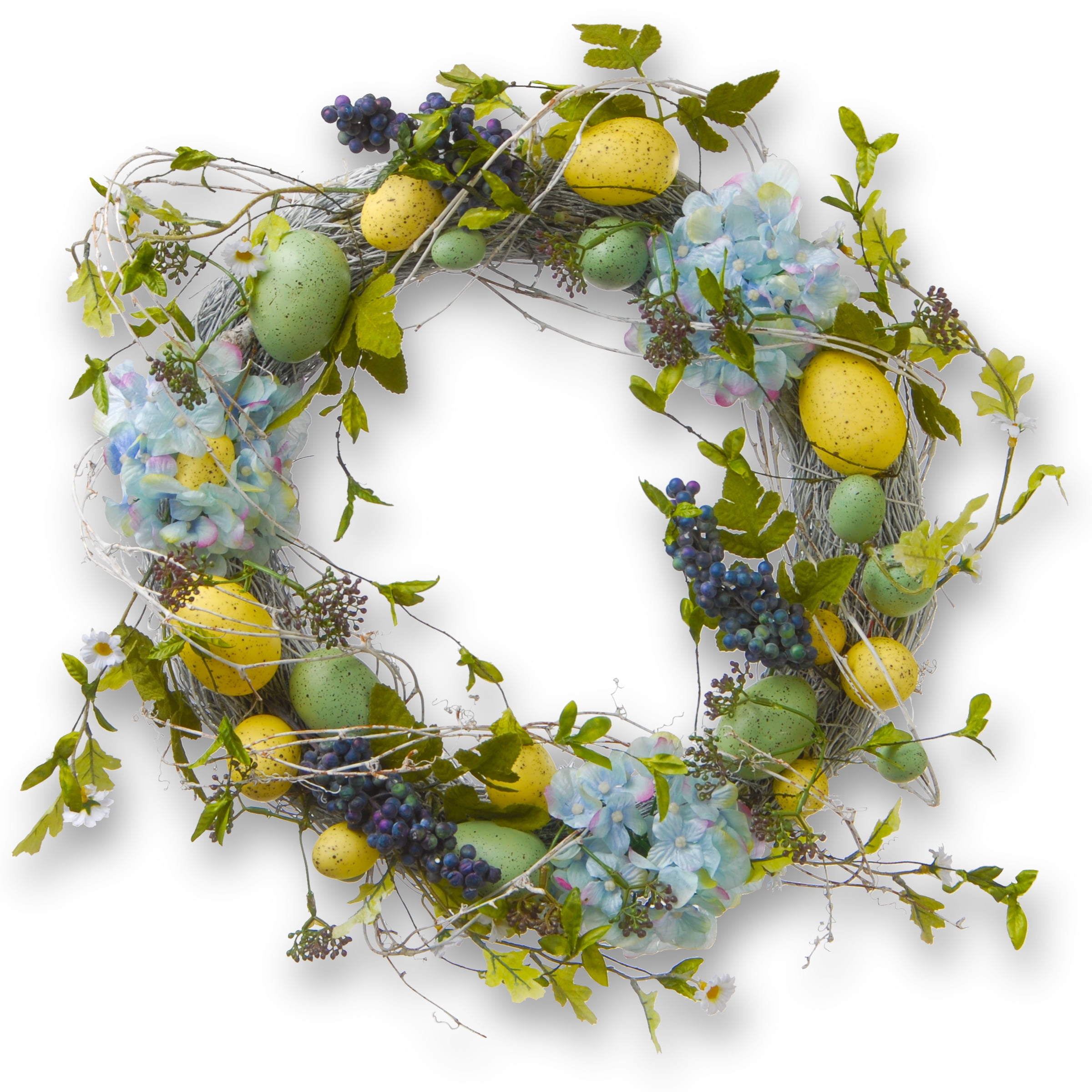 RAE-AW03013-1 National Tree 20 Inch Easter Wreath with Tulips and Pastel Eggs RAE-AW03013-1 National Tree 20 Inch Easter Wreath with Tulips and Pastel Eggs